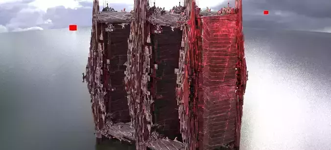 Sci-Fi Nile River Towers 7