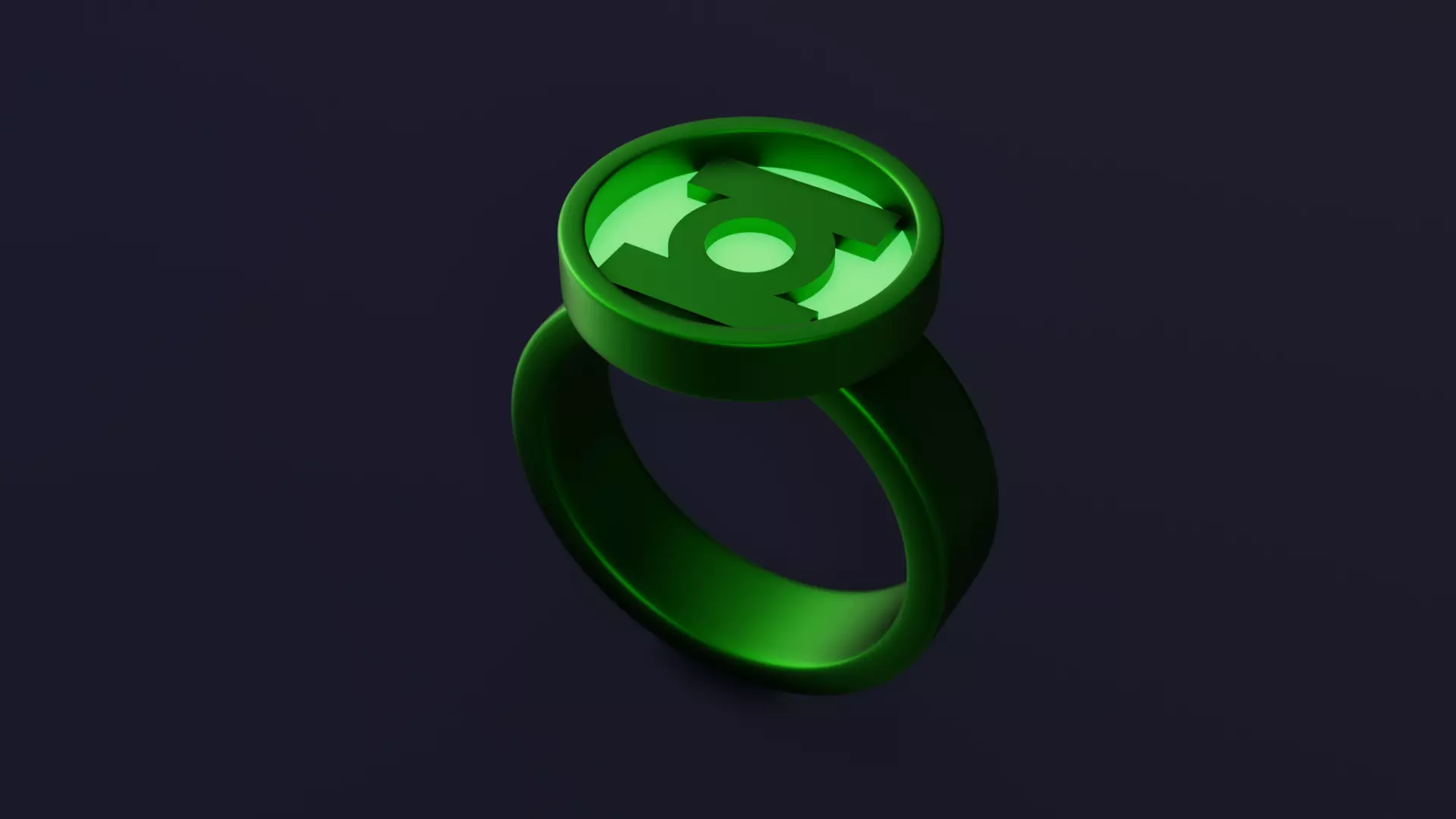 GREEN LANTERN RING 3D model