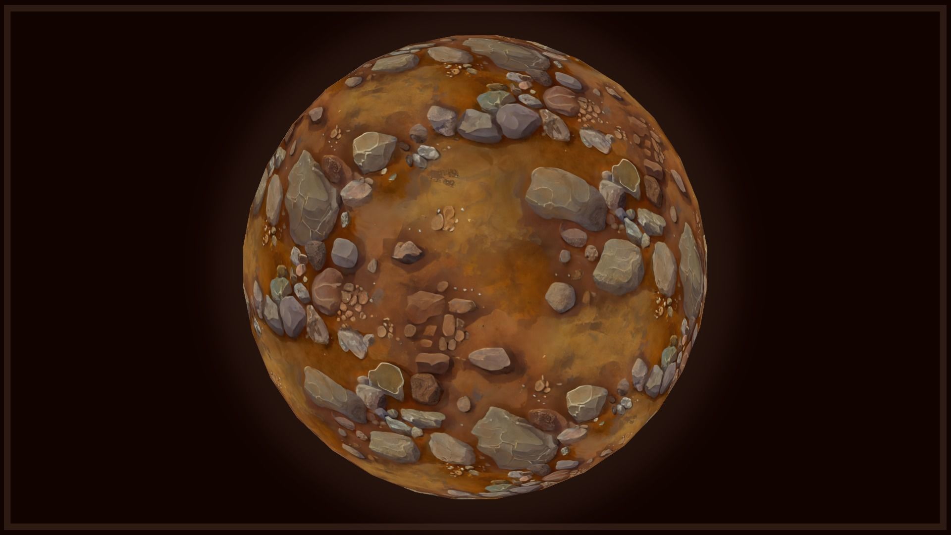 Ground - Earth and Rocks - 20 TEXTURES - Hand-painted -PACK 5--- Texture_12