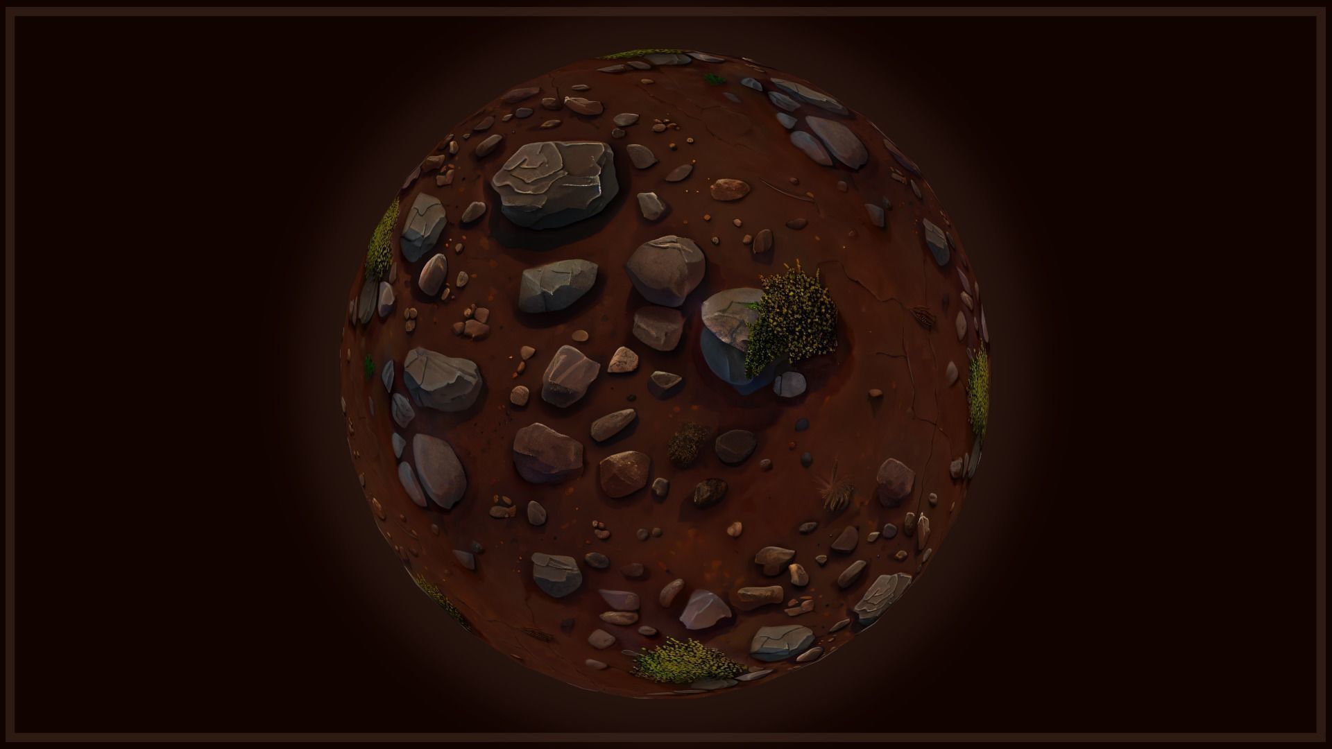 Ground - Earth and Rocks - 20 TEXTURES - Hand-painted -PACK 5--- Texture_16