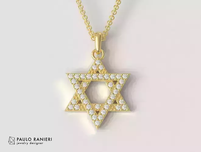 Pendant Jewish Star Of David