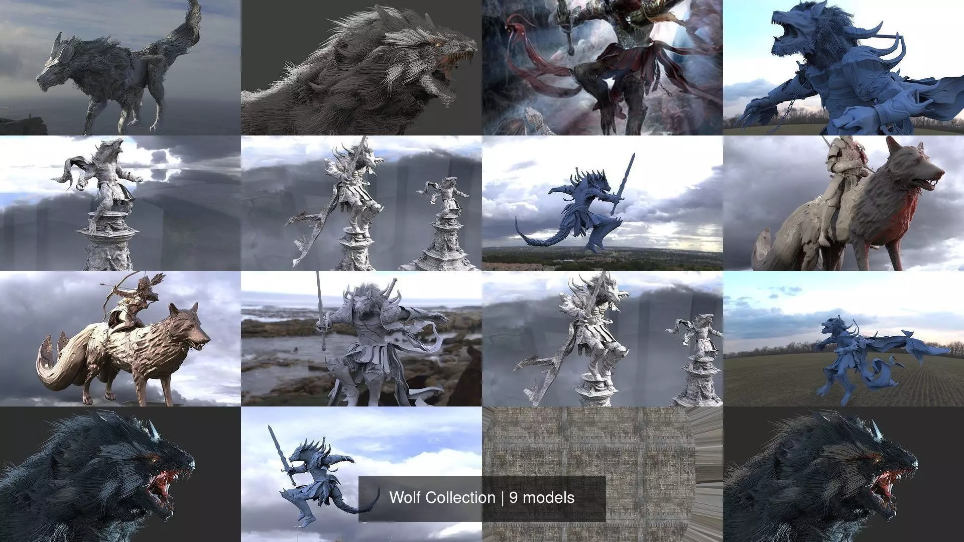 Wolf Collection from final fantasy xiv _0