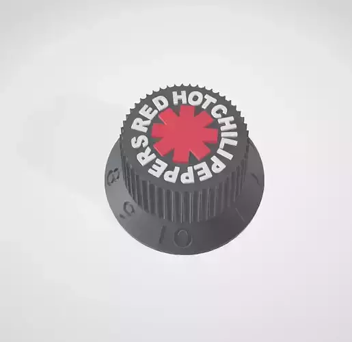 Guitar knob - Red Hot Chili Peppers RHCP 3D print model