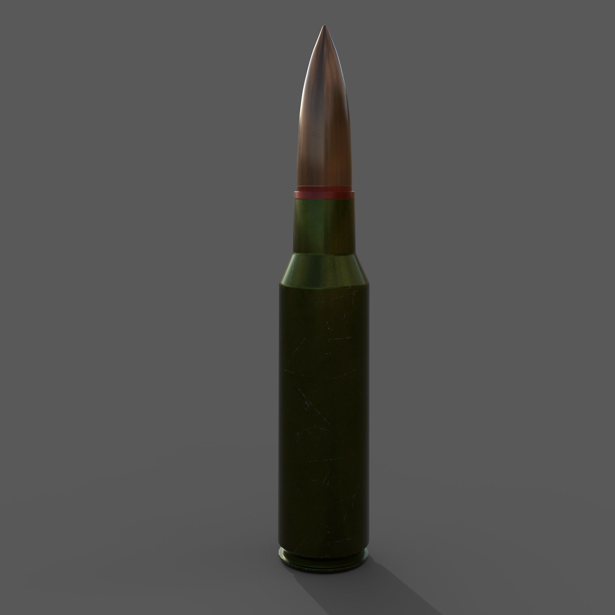 Rifle cartridge 3D model_5