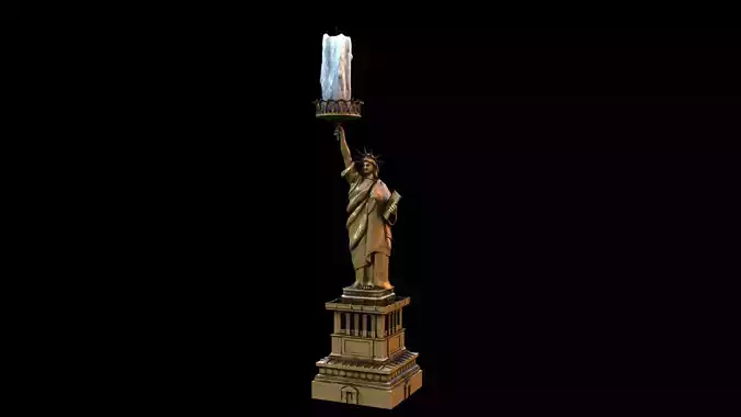 candle holder stand Statue of Liberty  