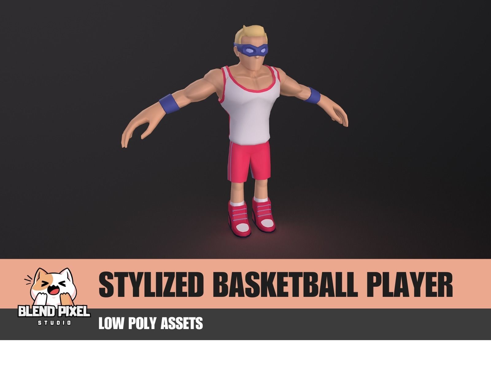 3D model Stylized Basketball Player VR / AR / low-poly | CGTrader