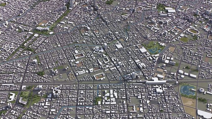 Taichung Low-poly 3D model 5