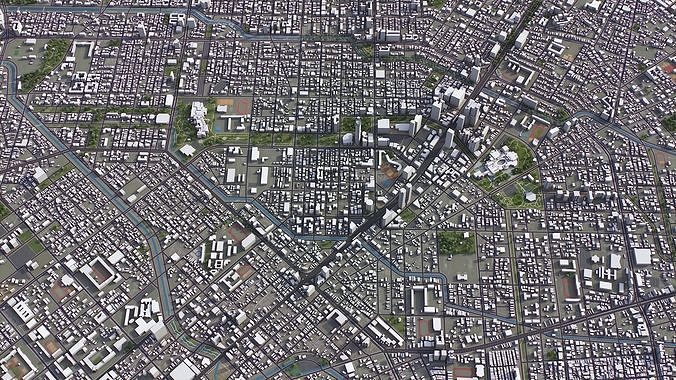 Taichung Low-poly 3D model 6