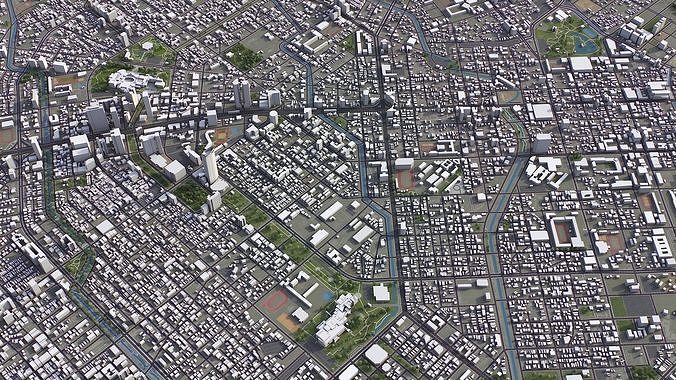 Taichung Low-poly 3D model 4