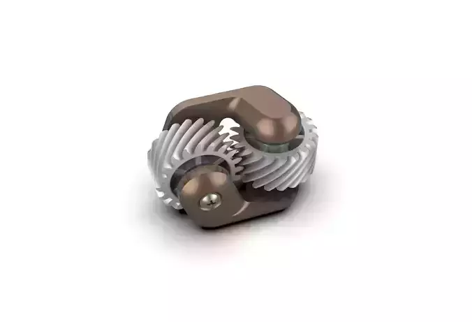 Gear Fidget Spinner Style 3D print model