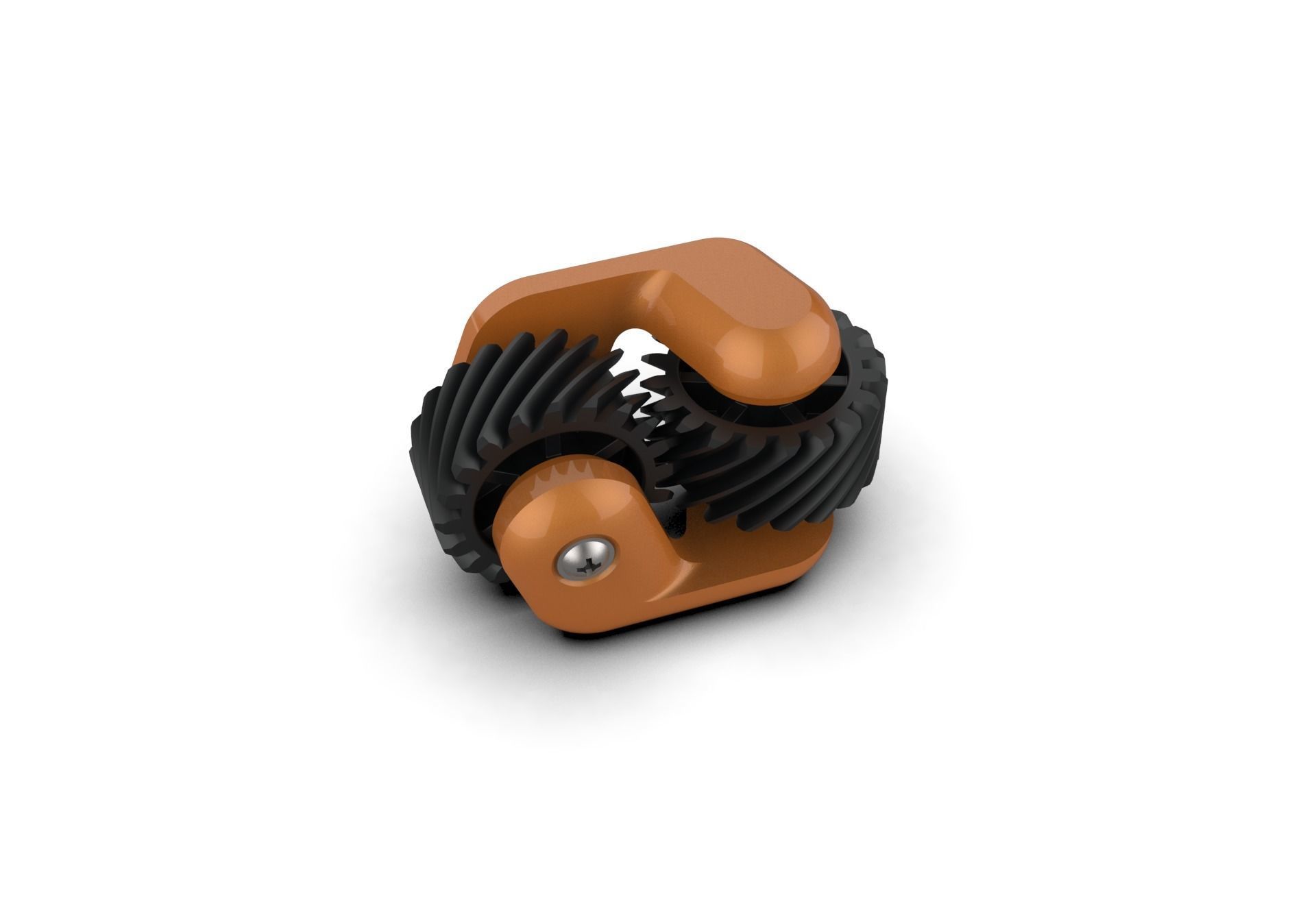 Gear Fidget Spinner Style 3D print model_1