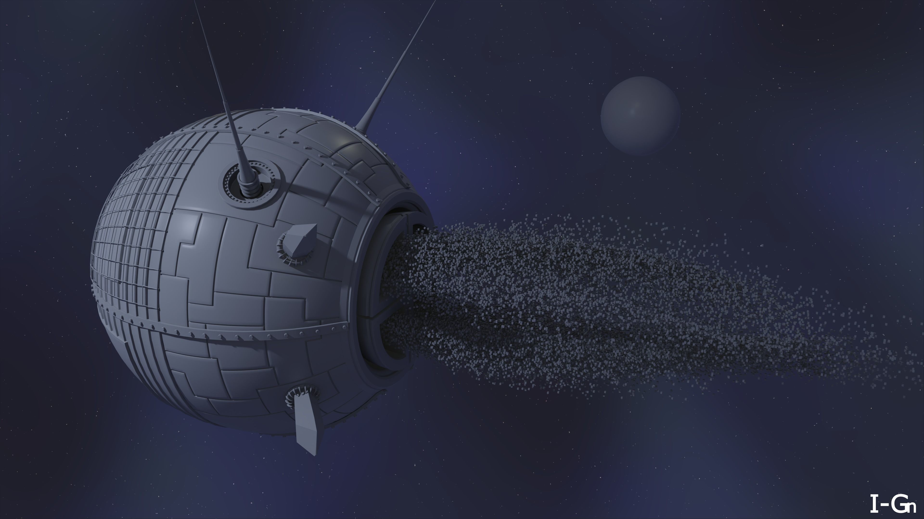 Spaceship - The A-1986 3D model_7