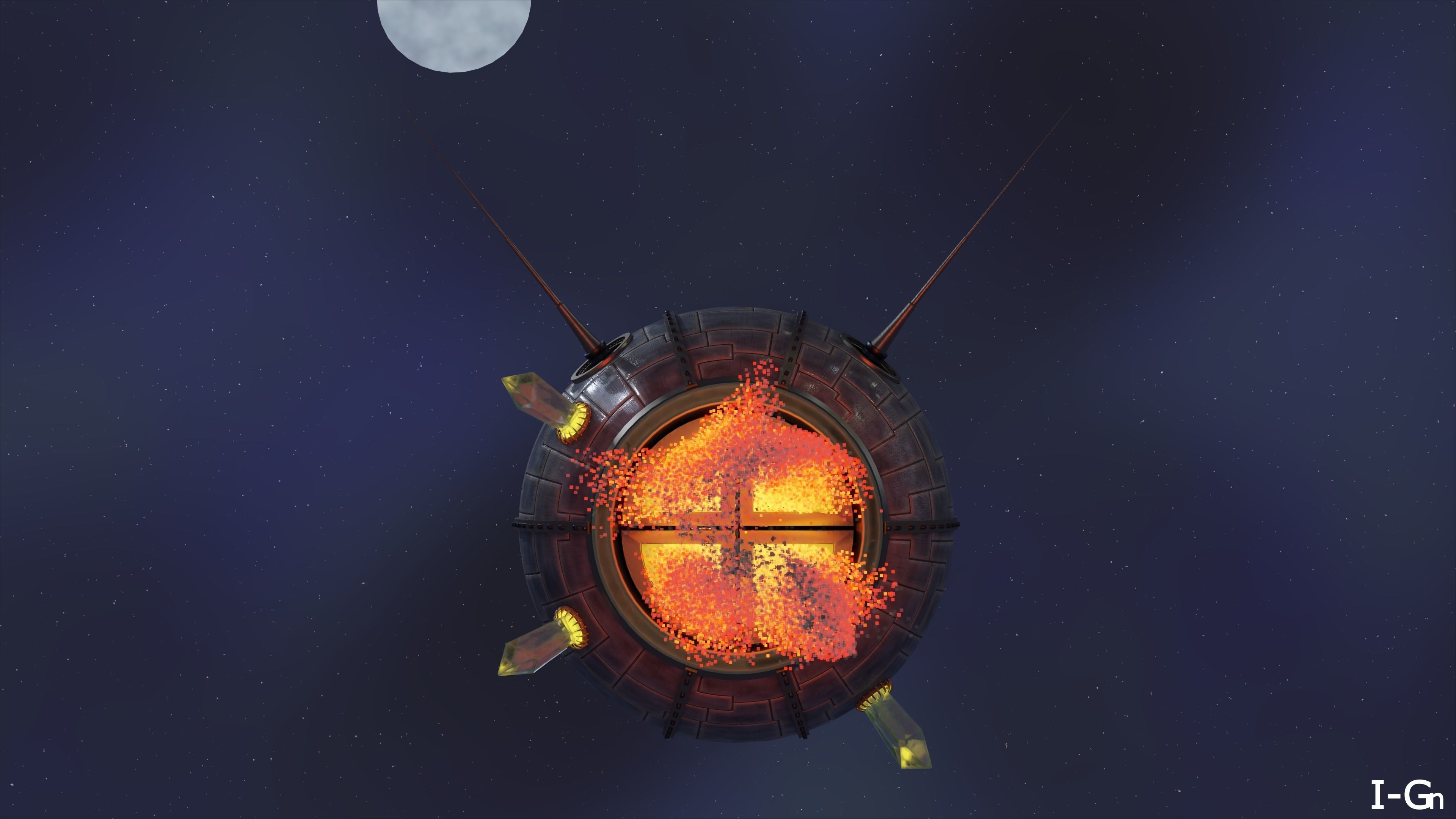 Spaceship - The A-1986 3D model_3