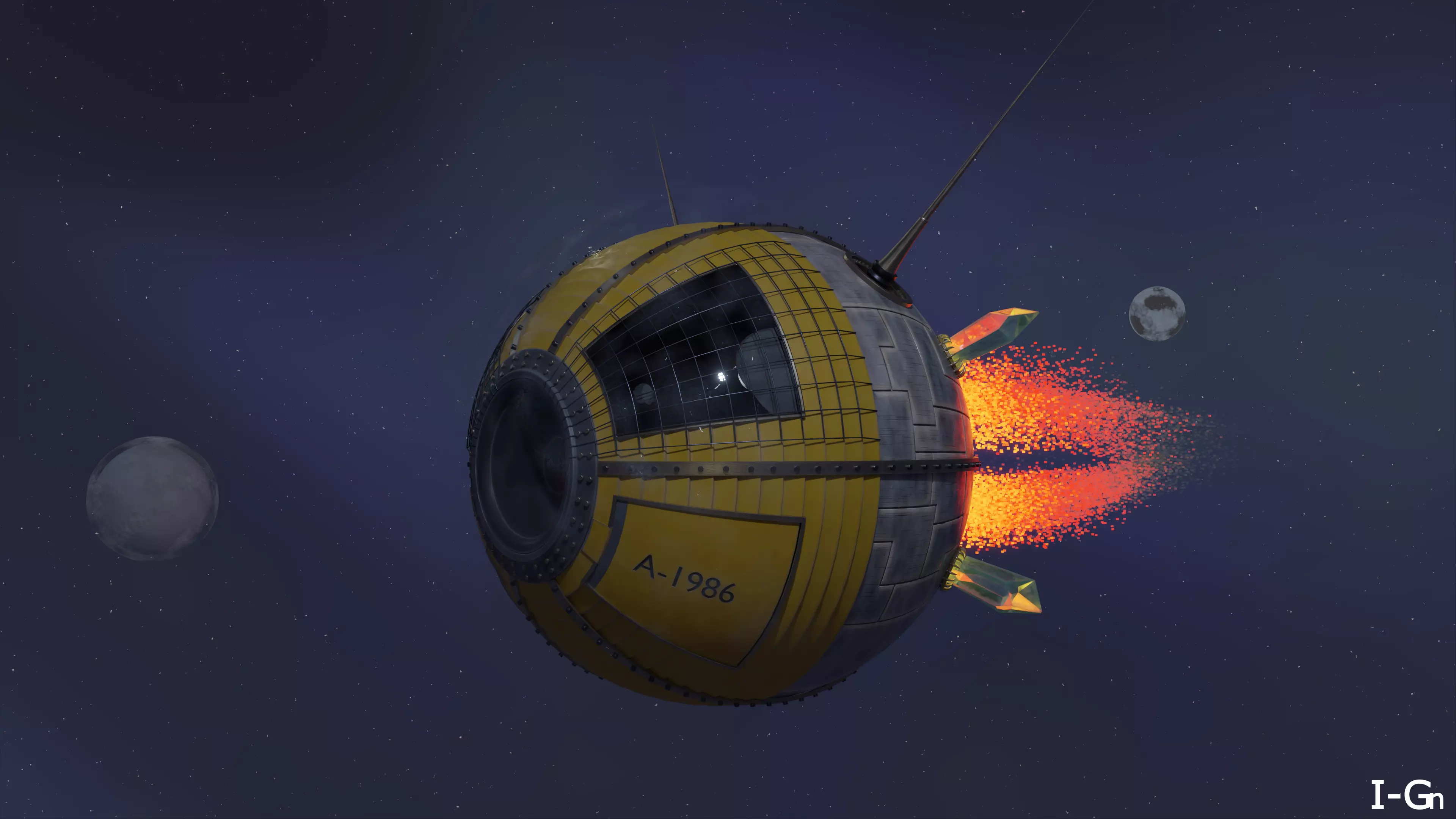 Spaceship - The A-1986 3D model_0