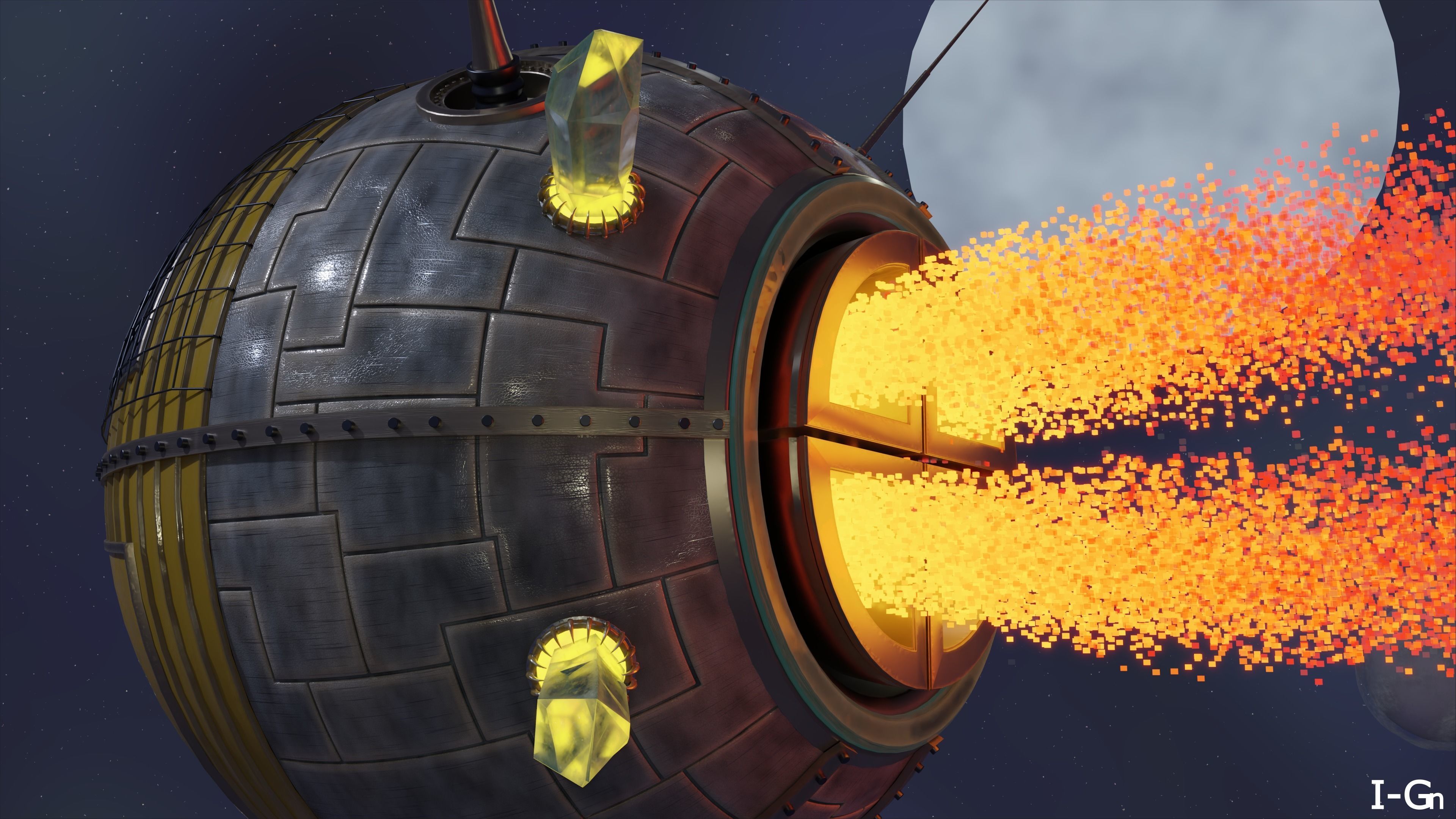 Spaceship - The A-1986 3D model_5