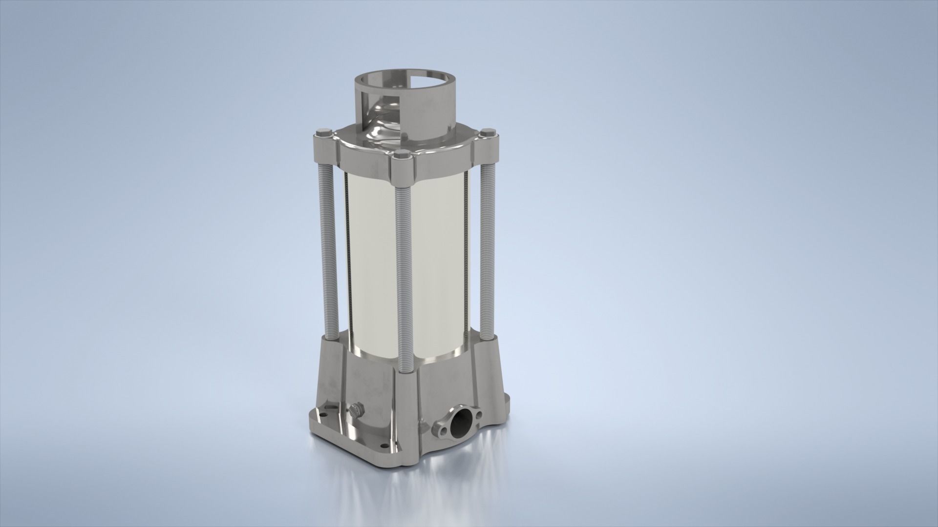 Multistage Pump 3D Model Multistage Pump FULL DESIGN  3D print model_7