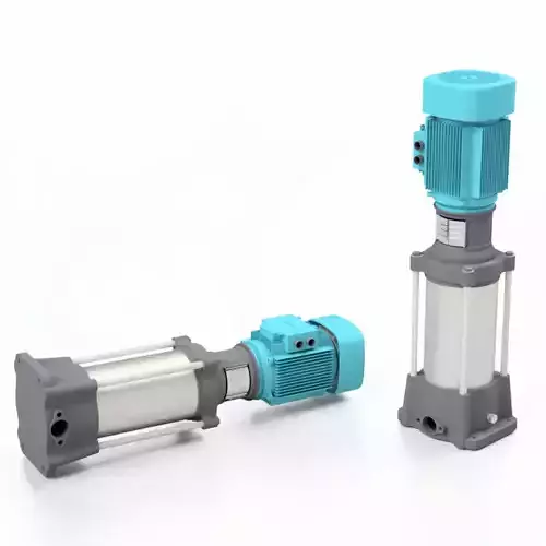 Multistage Pump 3D Model Multistage Pump FULL DESIGN  3D print model