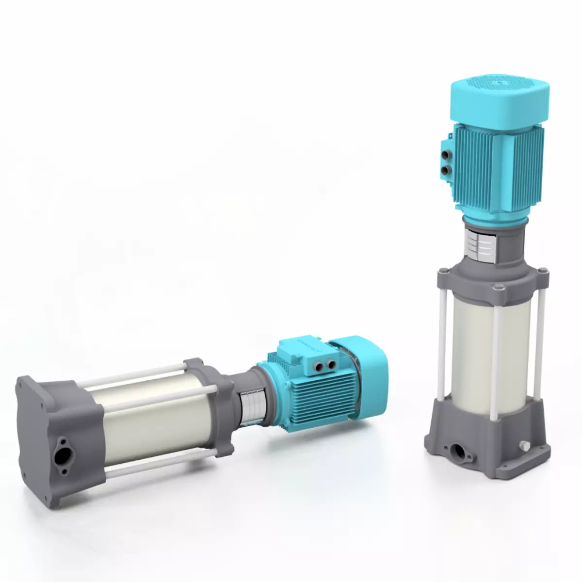 Multistage Pump 3D Model Multistage Pump FULL DESIGN  3D print model_0