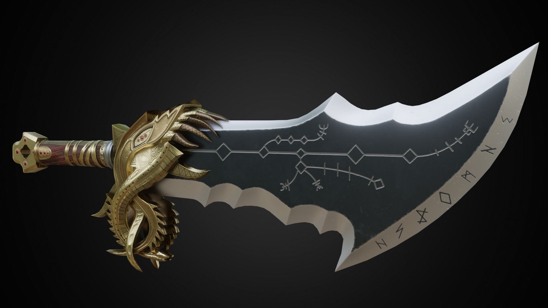 Chaos blades 3D Model Collection_48