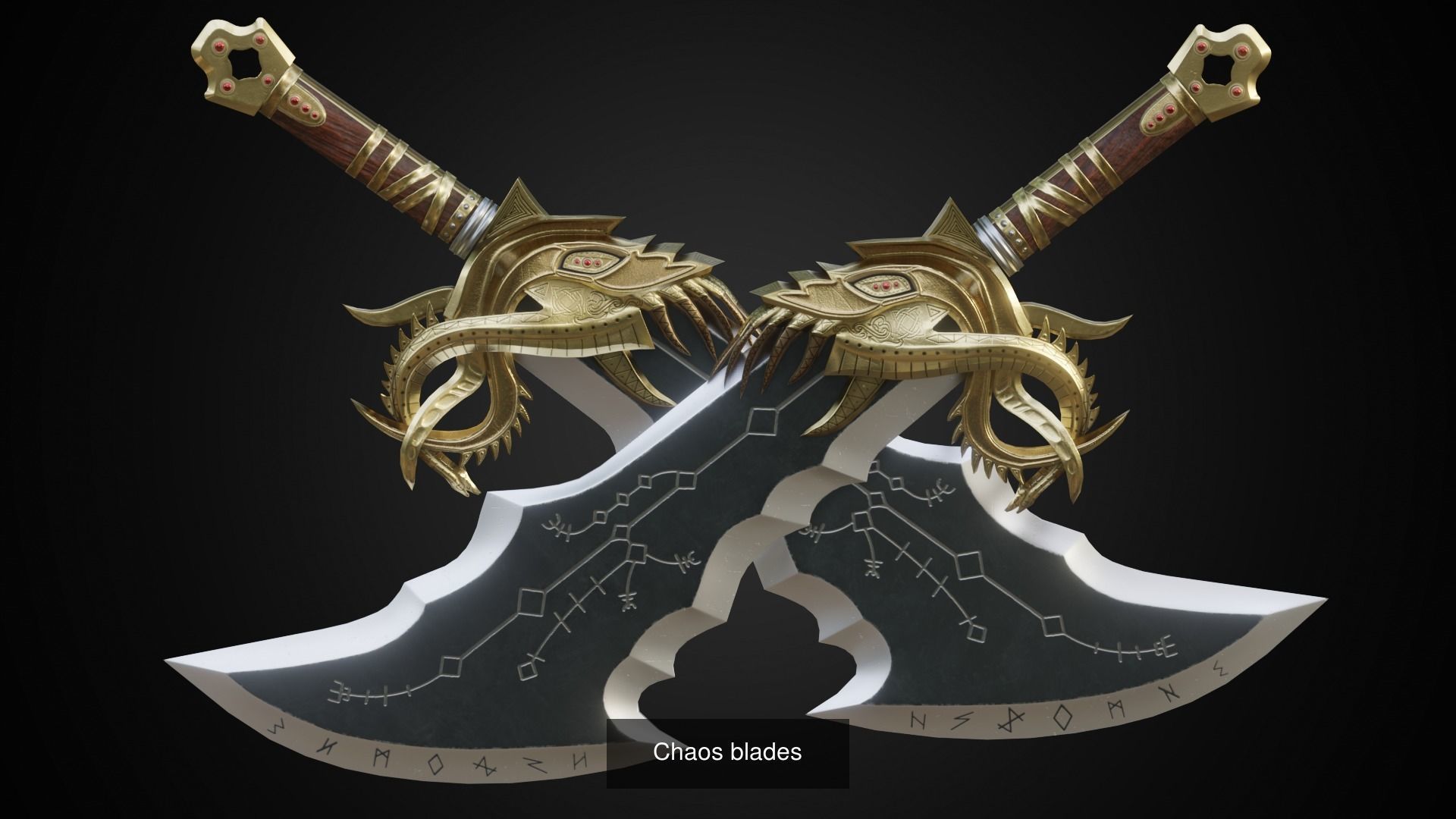 Chaos blades 3D Model Collection_5