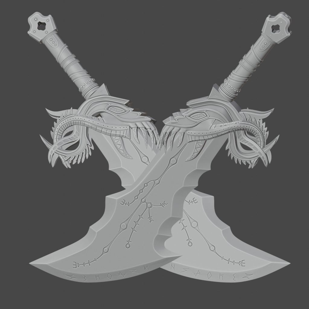 Chaos blades 3D Model Collection_91
