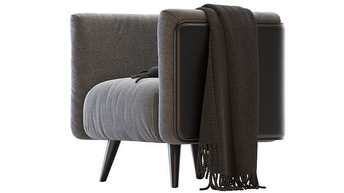 CTS Armchair PLAZA 3D model 5