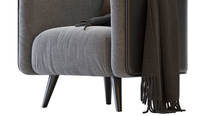 CTS Armchair PLAZA 3D model 3