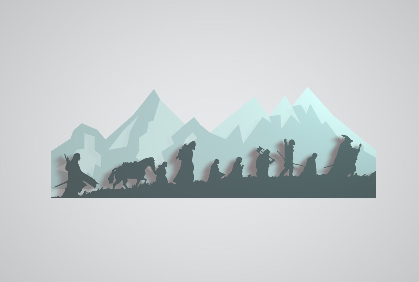 Fellowship of the Ring - penholder 3D print model_2