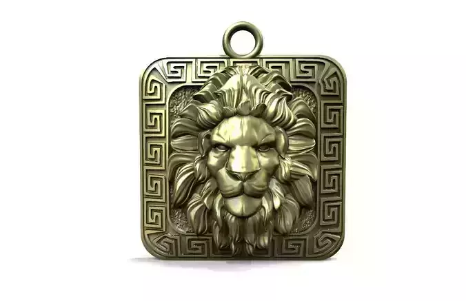 Lion pendant 