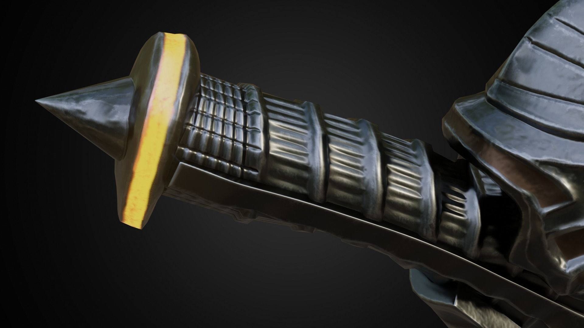 Chaos blades Low-poly 3D model_18