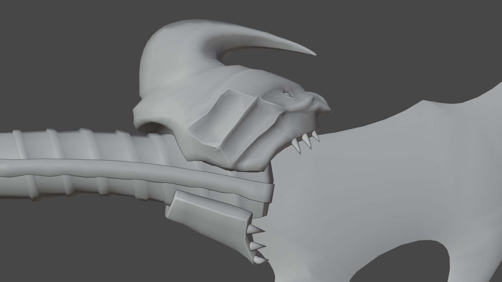 Chaos blades Low-poly 3D model_24