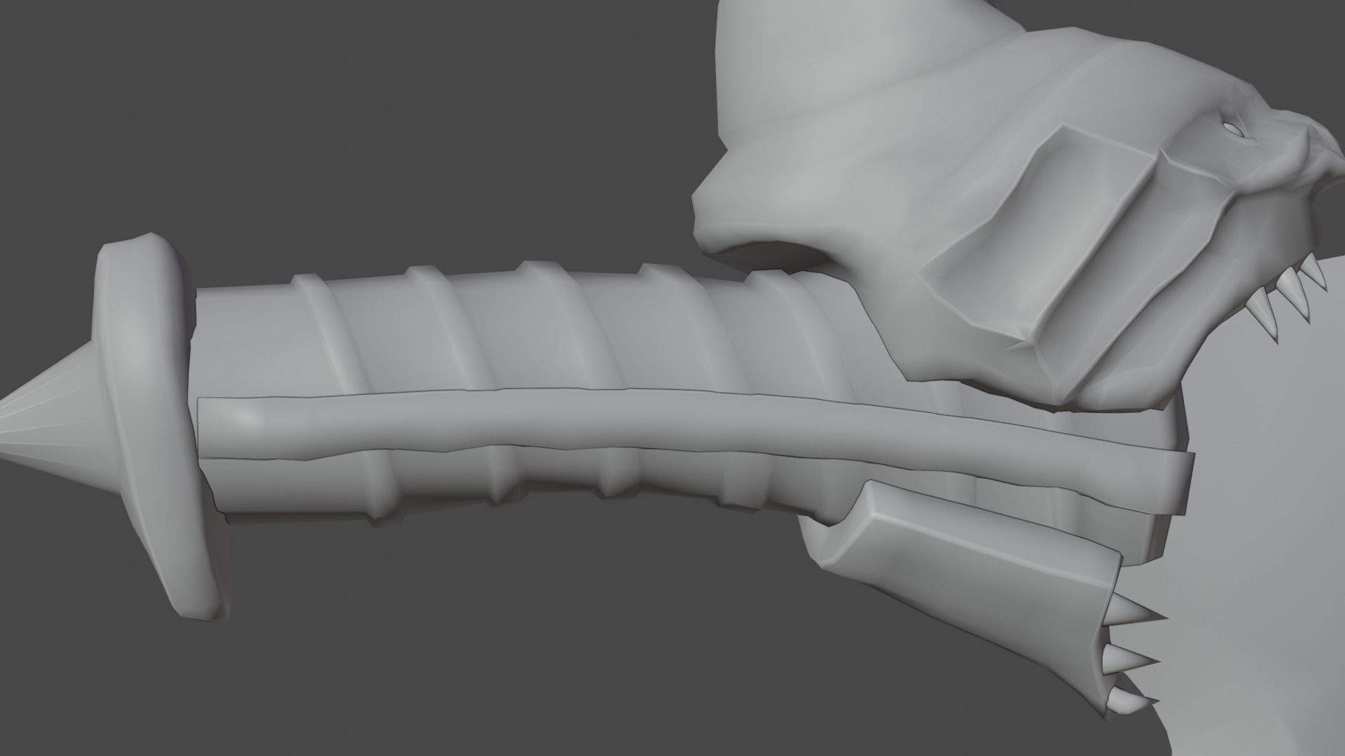 Chaos blades Low-poly 3D model_30