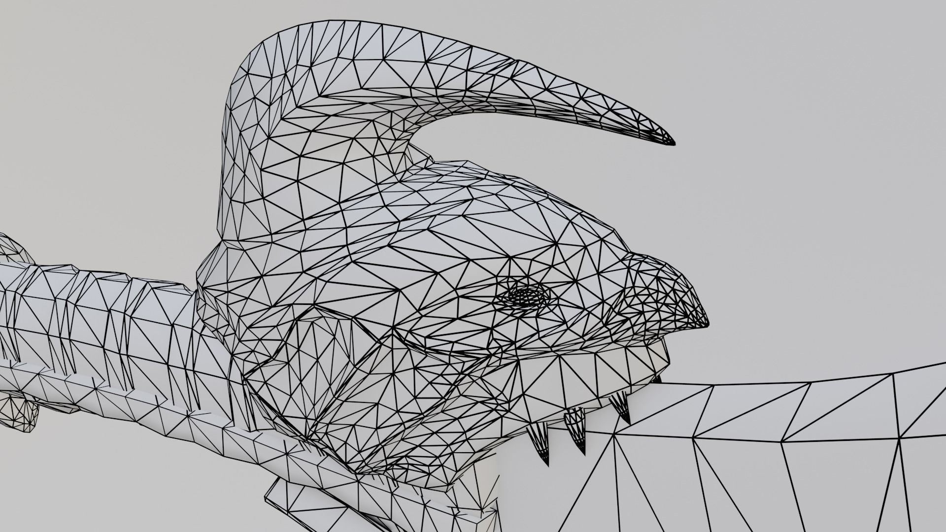 Chaos blades Low-poly 3D model_34