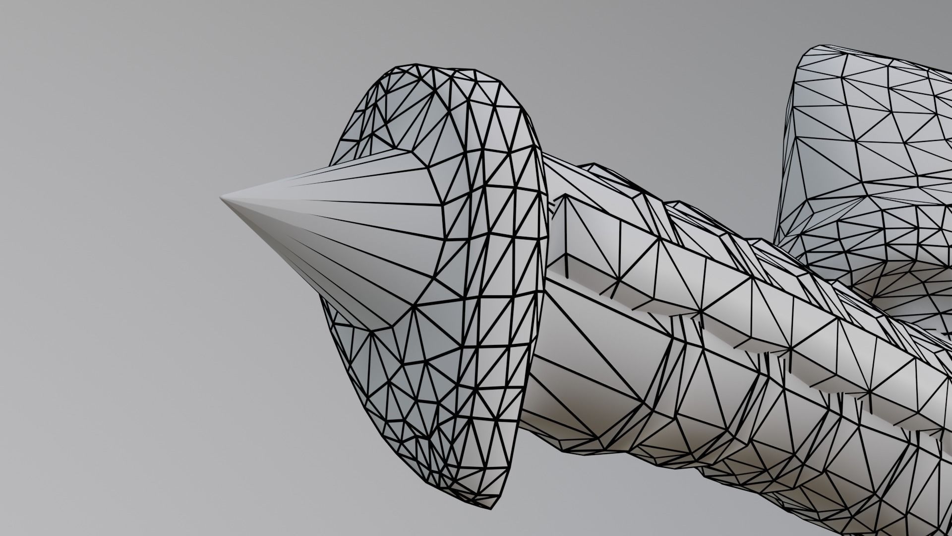 Chaos blades Low-poly 3D model_38