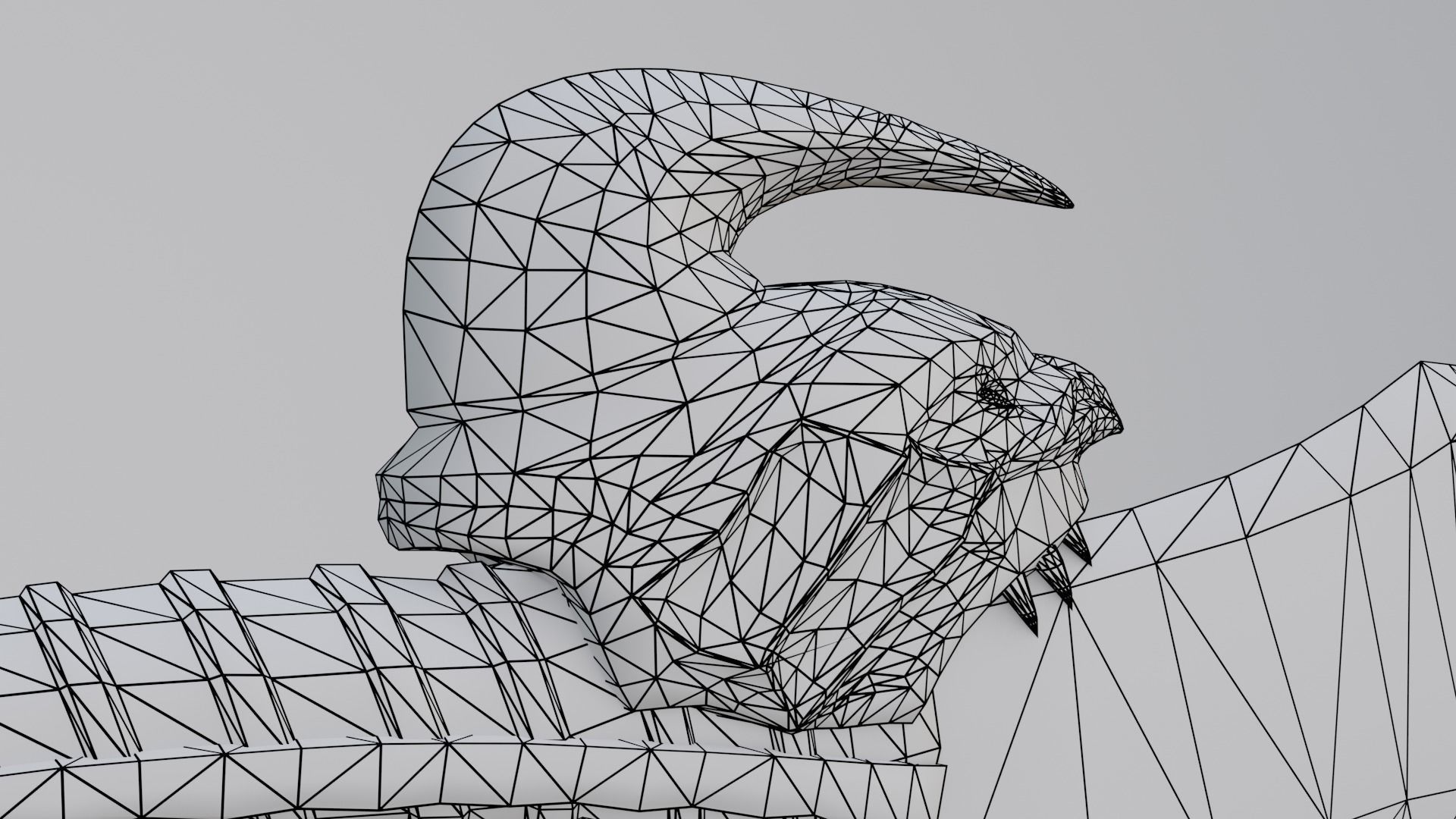 Chaos blades Low-poly 3D model_35