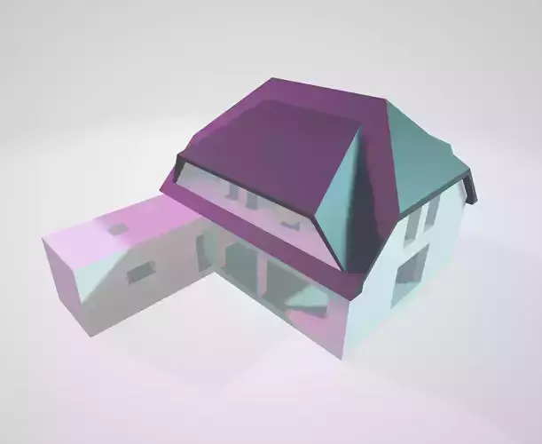 Belgian house 3D print model