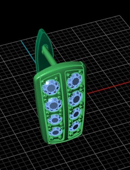 Earrings rk1 3D print model_8