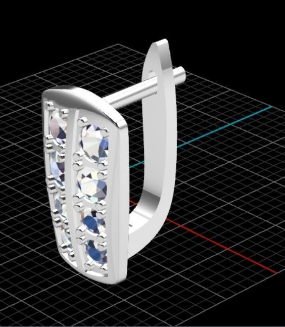 Earrings rk1 3D print model_16