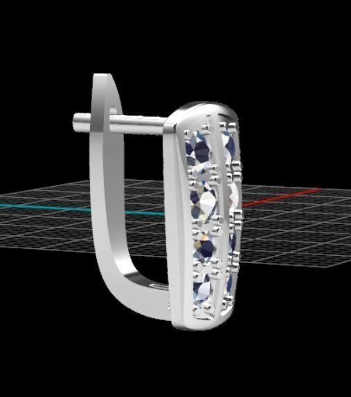 Earrings rk1 3D print model_13