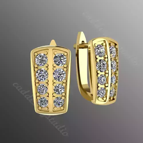 Earrings rk1 3D print model