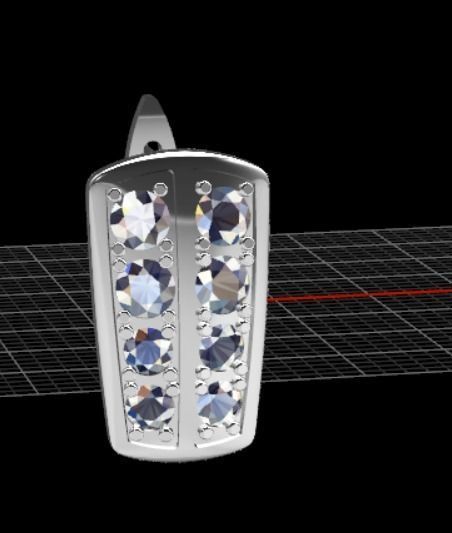 Earrings rk1 3D print model_12