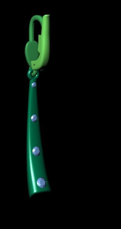 Earrings rk2 3D print model_10