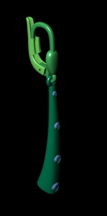 Earrings rk2 3D print model_11