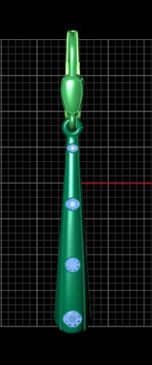 Earrings rk2 3D print model_6