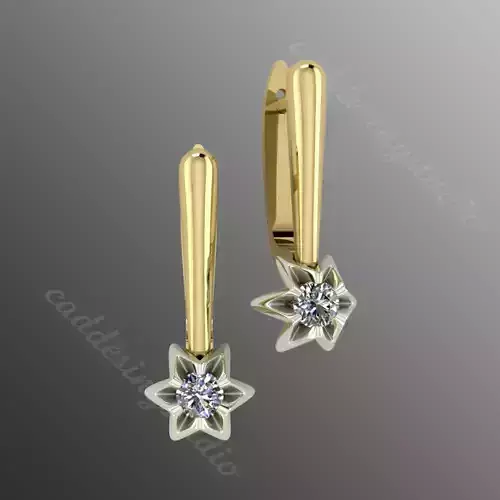 Earrings rk3 3D print model