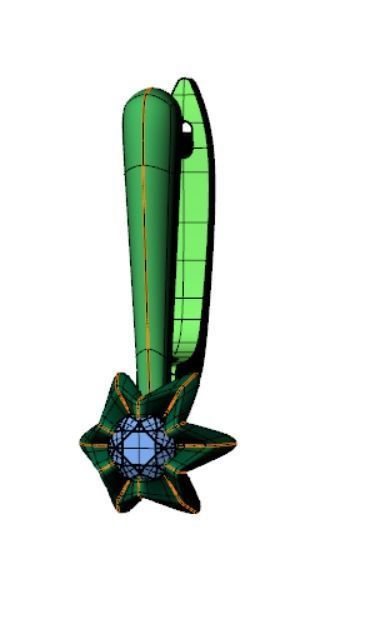 Earrings rk3 3D print model_14