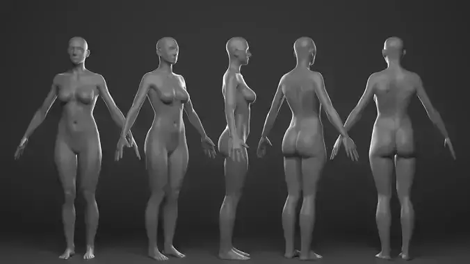 Body Female 1 3D model