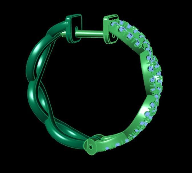 Earrings rk4 3D print model_7