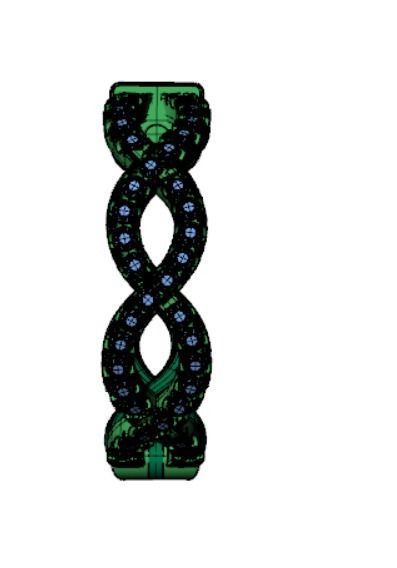 Earrings rk4 3D print model_12