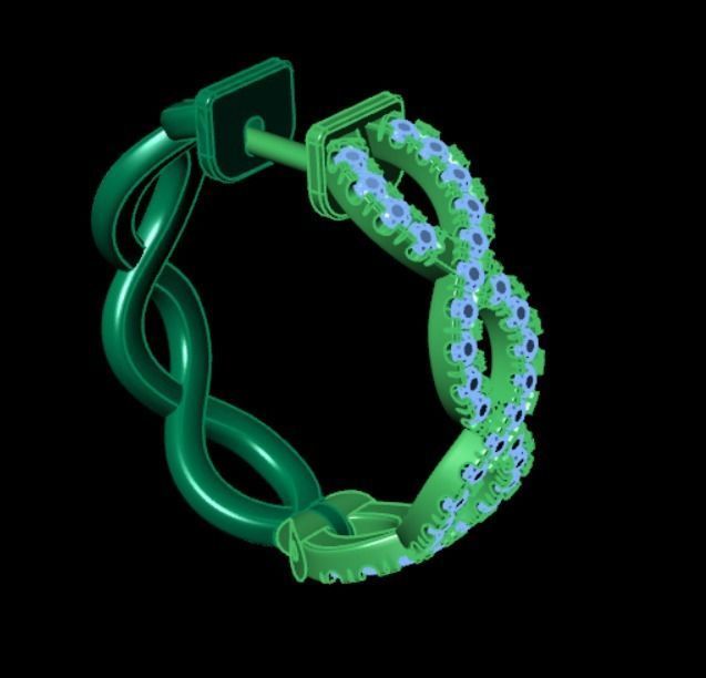 Earrings rk4 3D print model_11